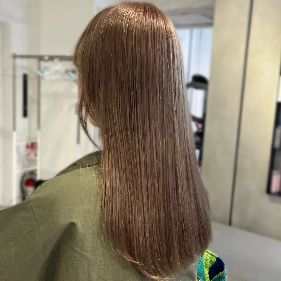 ロング カラー ヘアカラー メンズパーマ/ メッシュ📍ﾕﾘのヘアスタイル