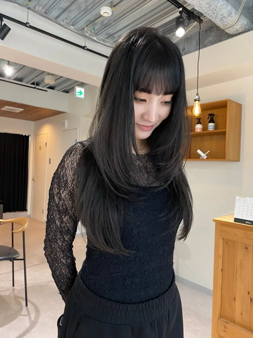 ロング カット ヘアカラー iroha/ n.w.h🎀のヘアスタイル