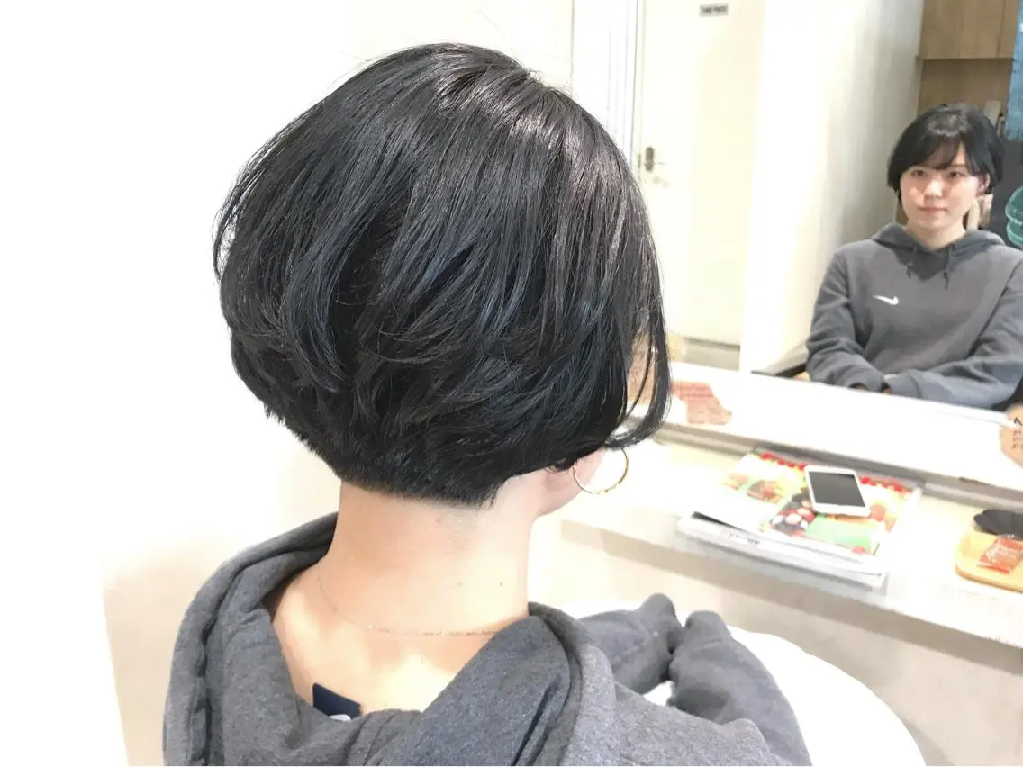 ショート カラー ショートボブ ボブ ショートヘア メンズ指名多数!! 田島史也のヘアスタイル