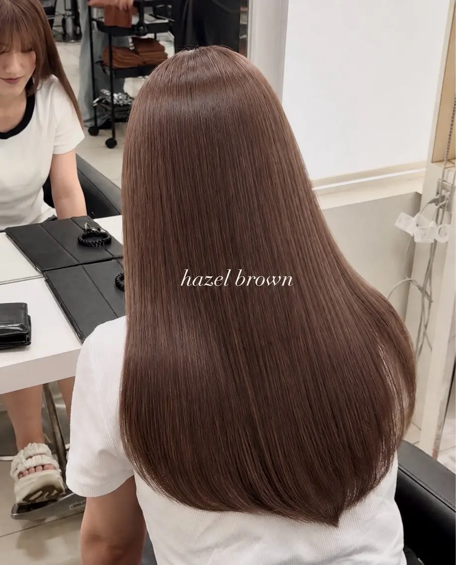 ロング カラー カット ヘアカラー 【ウルフ/透明感 カラー】🖤ゆまののヘアスタイル