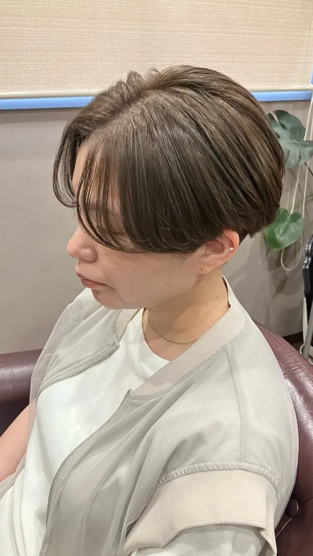 ショート ショートヘア カット ヘアカラー トリートメント 中木 穂乃風のマツエク・マツパデザイン