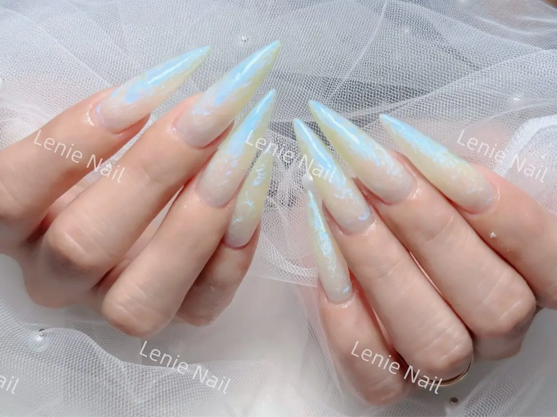 ネイル アートネイル 韓国ネイル 持ち込み ワンホンネイル ハンドネイル Lenie Nail Salonのネイルデザイン