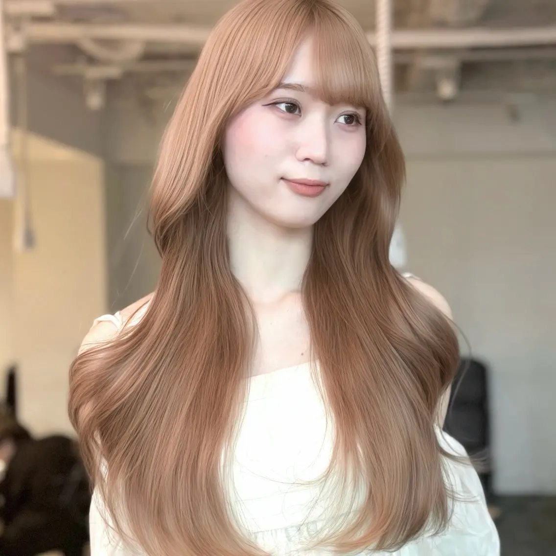 ロング カラー 🍀銀座美容師🍀 似合わせ/韓国ヘアのヘアスタイル