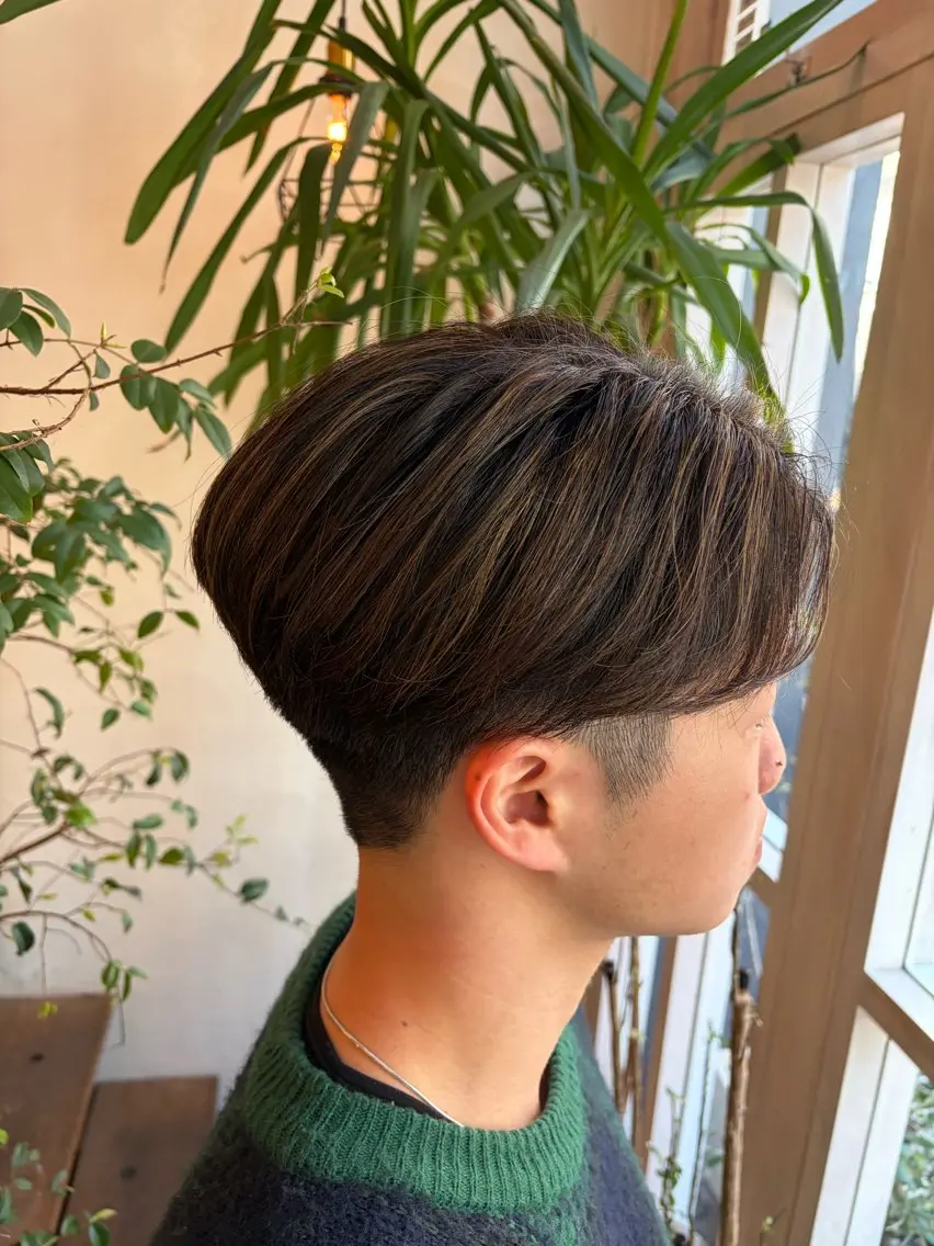 メンズ カット ヘアカラー 縮毛矯正 ヘアーサロン アルカンシエルのヘアスタイル