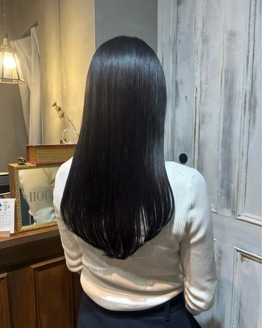 ロング カラー カット ヘアカラー トリートメント saya 🌟 レイヤー/ツヤ髪のヘアスタイル
