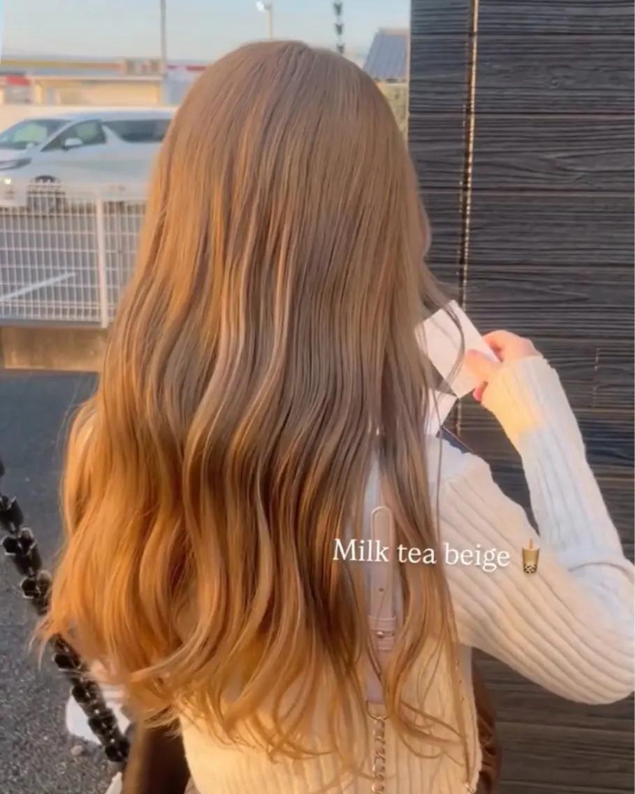 ロング カラー ヘアカラー ハイトーン、カラー 特化⟡.·すわ☁️のヘアスタイル