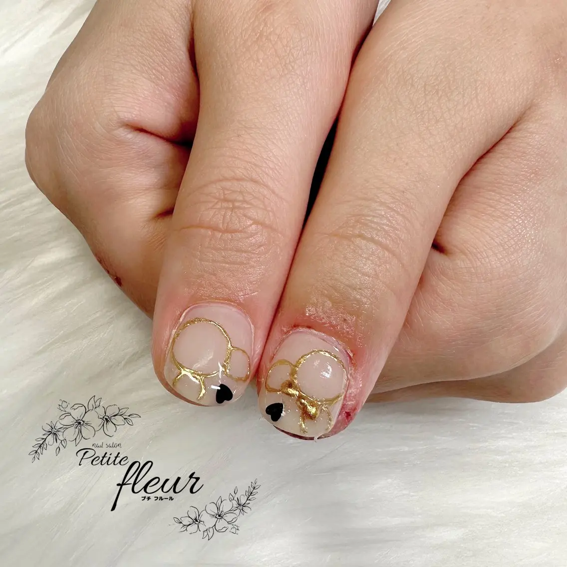 ネイル アートネイル ❁⃘*。Petite fleur❁⃘*りさのネイルデザイン