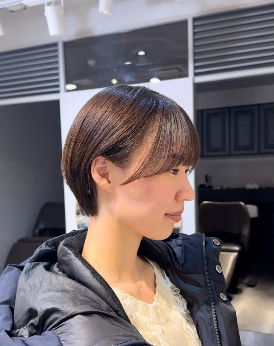 ショート ボブ ショートヘア 梨澤 百音のヘアスタイル
