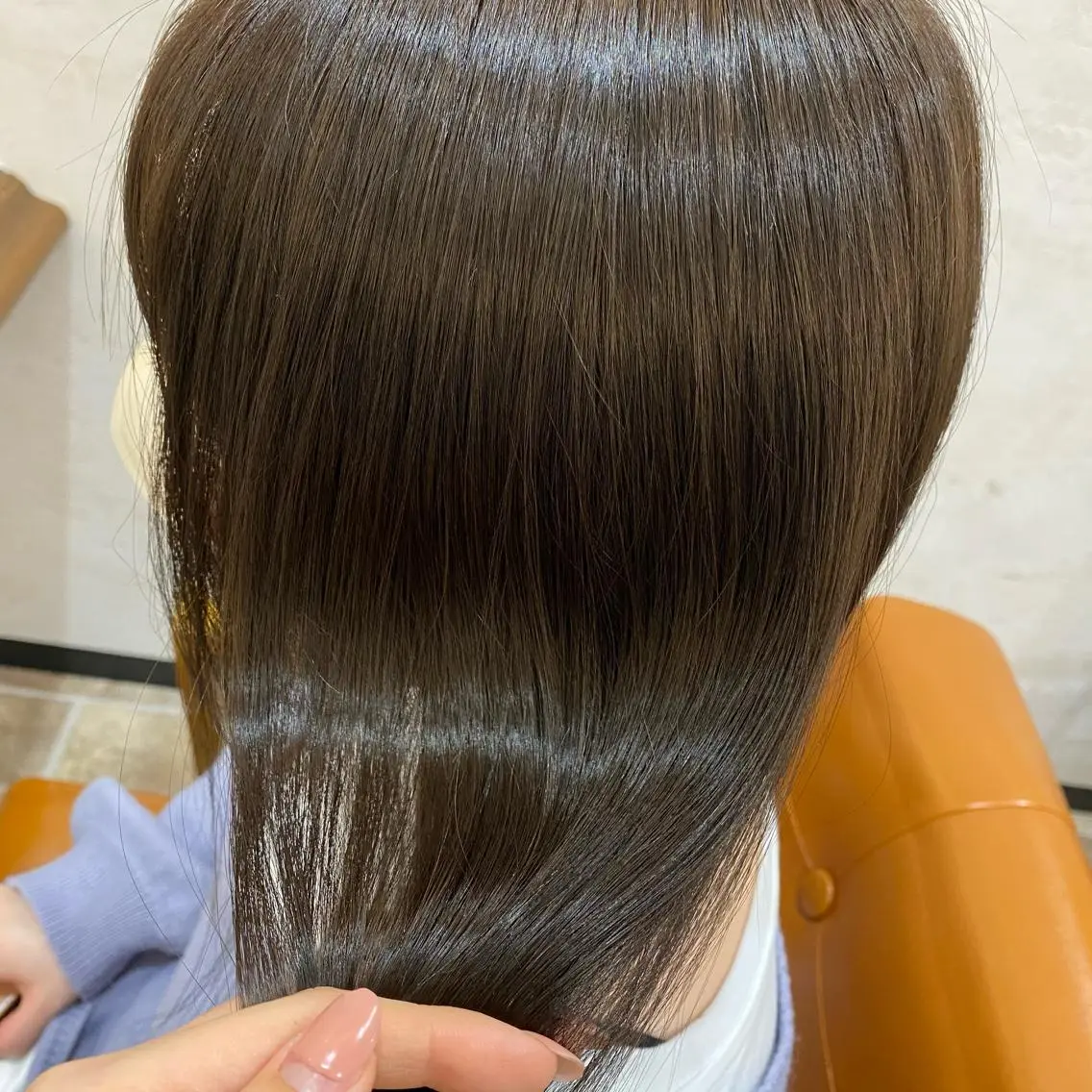 セミロング トリートメント 松本 沙良のヘアスタイル