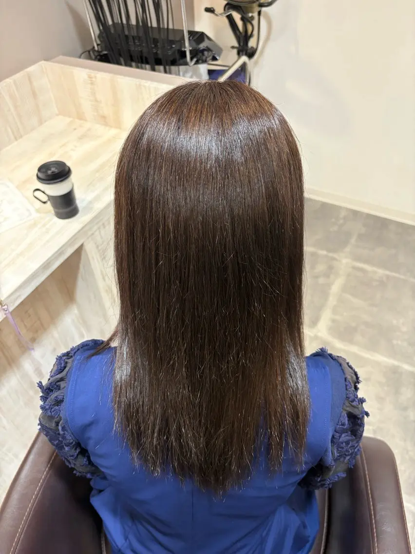 カラー 髪質改善✨川西能勢口 🐳小林亜季穂のヘアスタイル