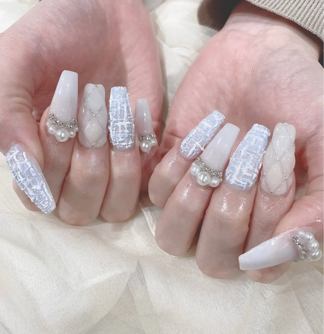 ロング JNA認定講師🌸 RIEのネイルデザイン