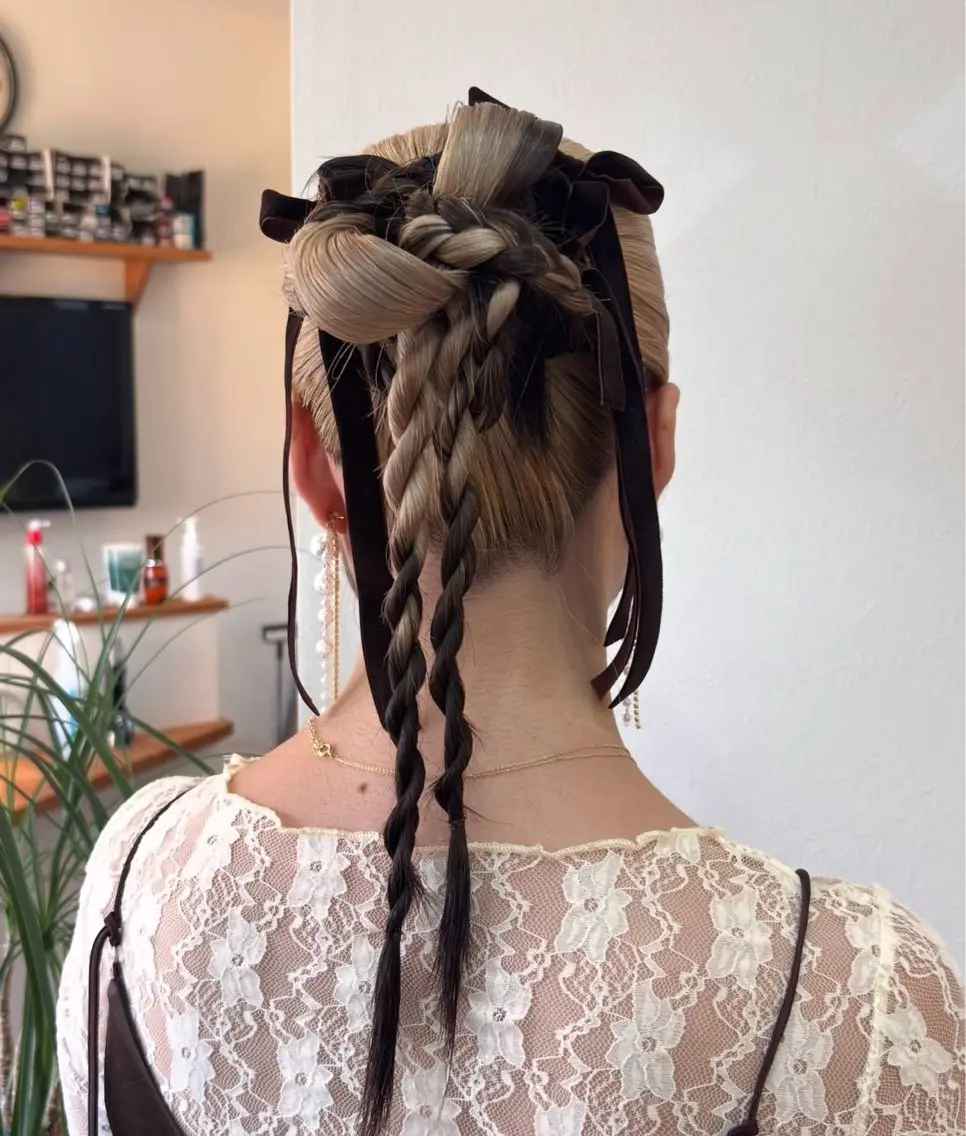 ロング ヘアアレンジ ヘアセット 深愛 /miaのマツエク・マツパデザイン