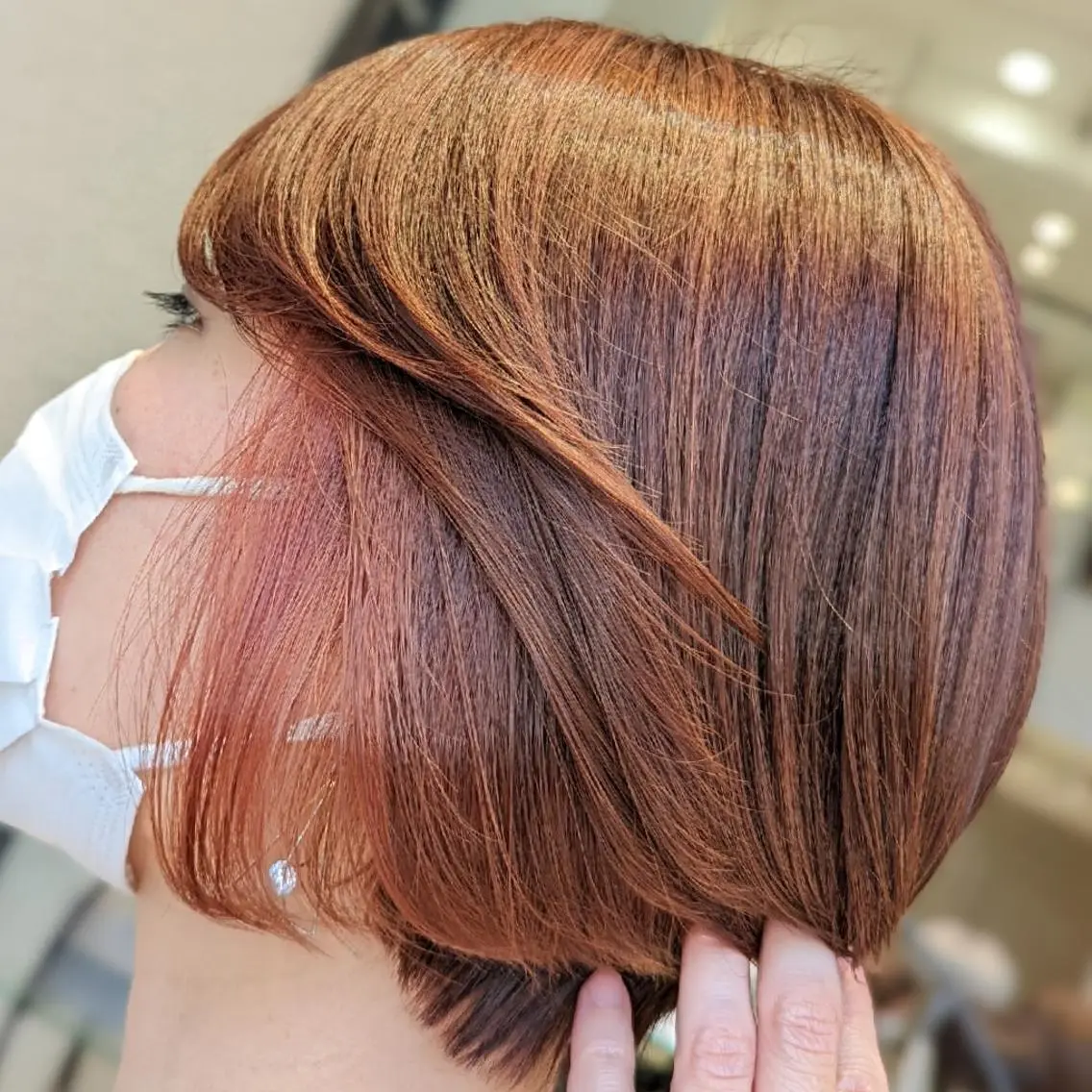 ショート カラー イヤリングカラー 知念 香トータル ビューティー🌷のヘアスタイル