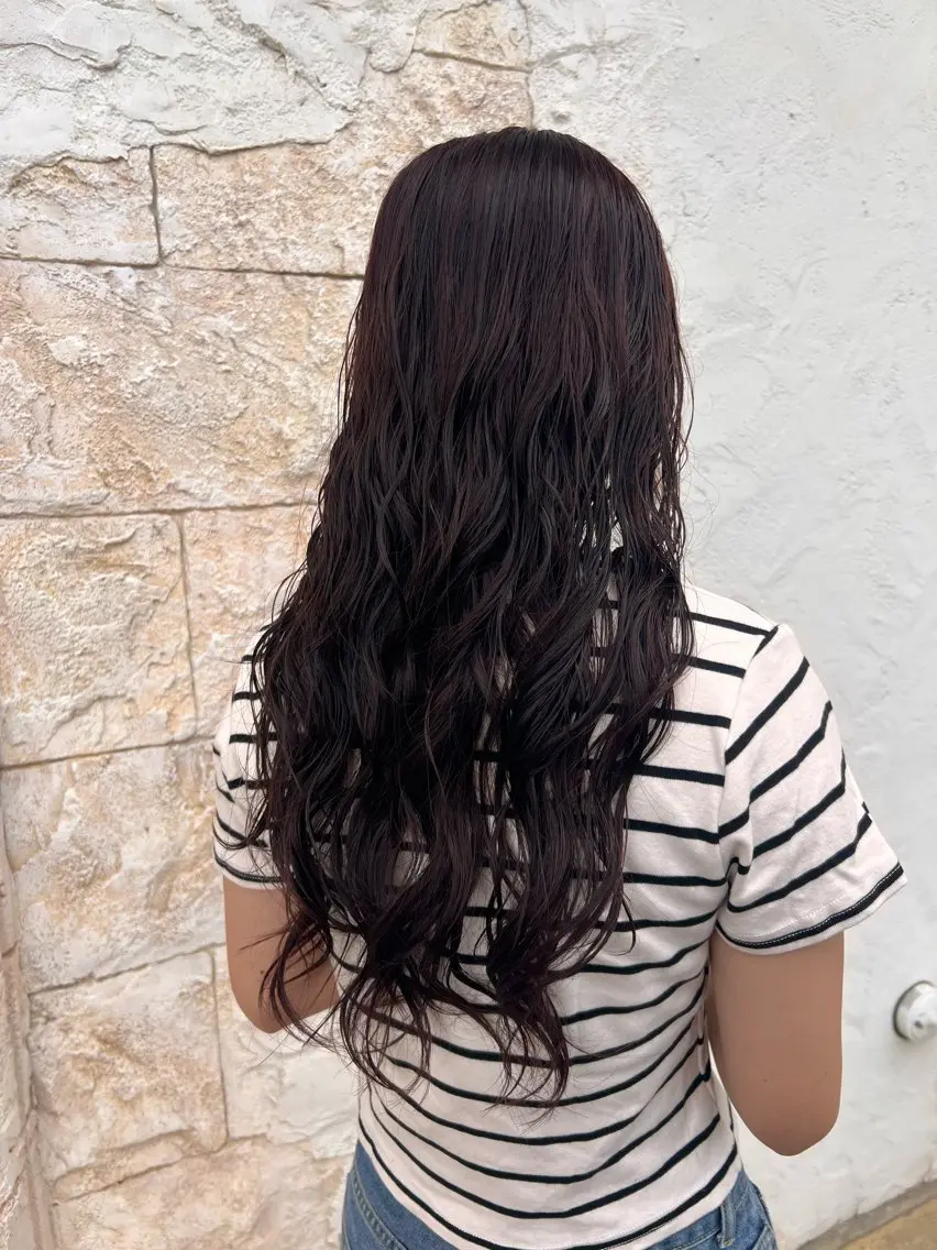 ロング パーマ パーマ ☆ HINA‪TAのヘアスタイル