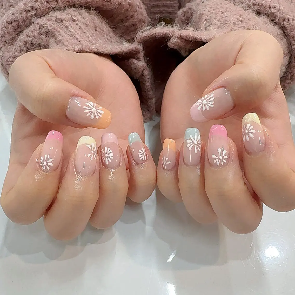 ネイル ハンドネイル ハンドケア あおやぎ ゆきこのネイルデザイン