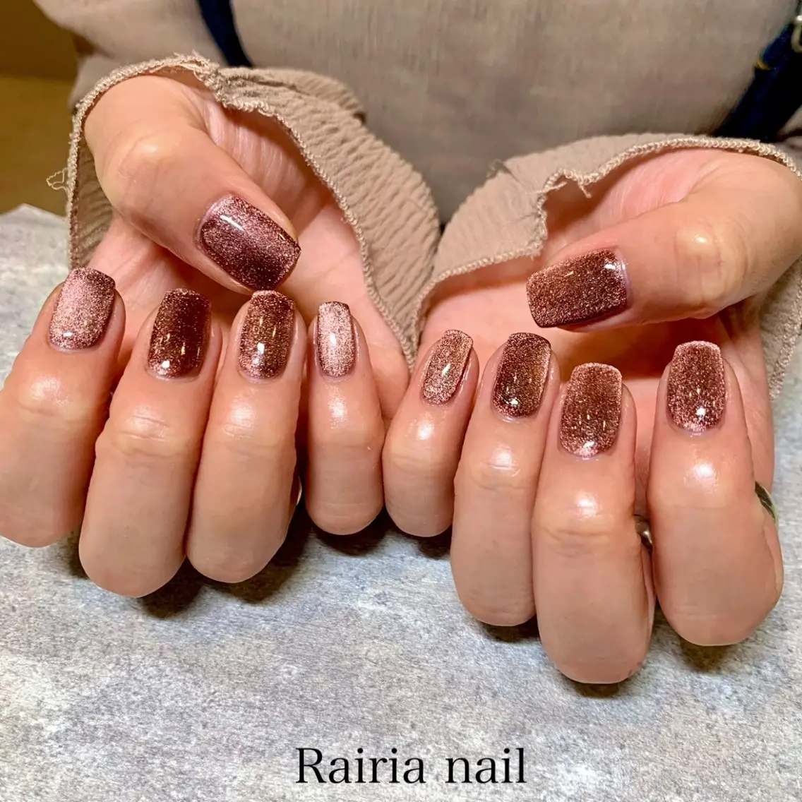 ネイル ハンドネイル rairiaharu パラジェルのネイルデザイン