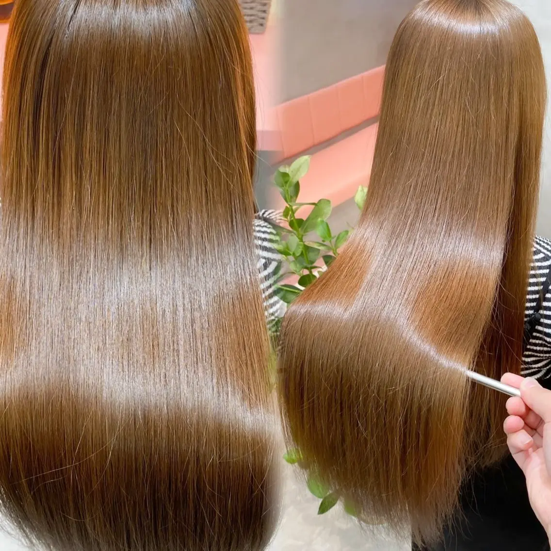 セミロング カット ヘアカラー 縮毛矯正 トリートメント 🤍レイヤー/ 縮毛矯正🖤菊池瑛士のヘアスタイル