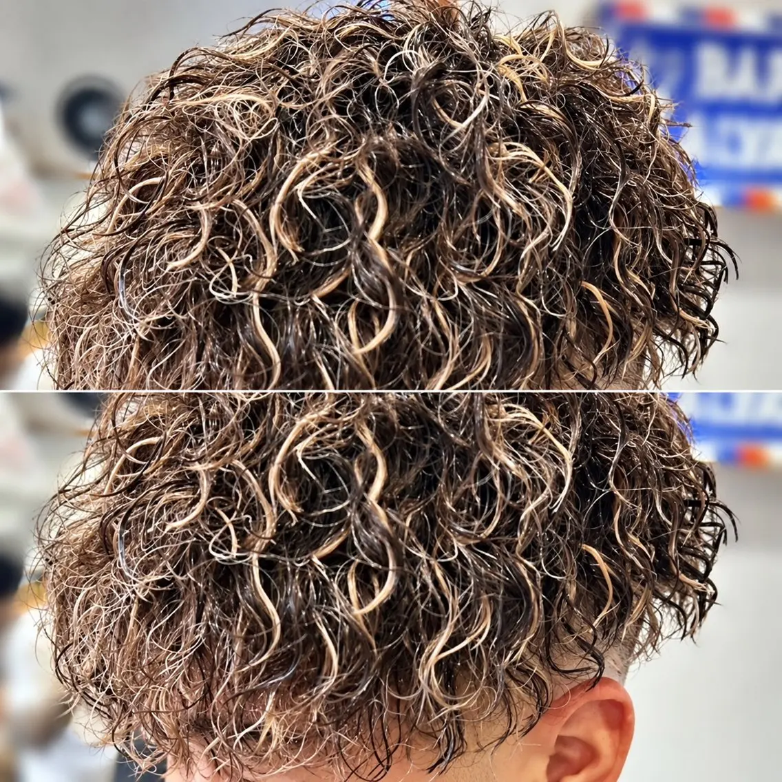 ショート カラー パーマ メンズ カット ヘアカラー パーマ トリートメント ヘッドスパ ヘアセット メンズ/ツイスパ/ メッシュ渋谷🌹のヘアスタイル