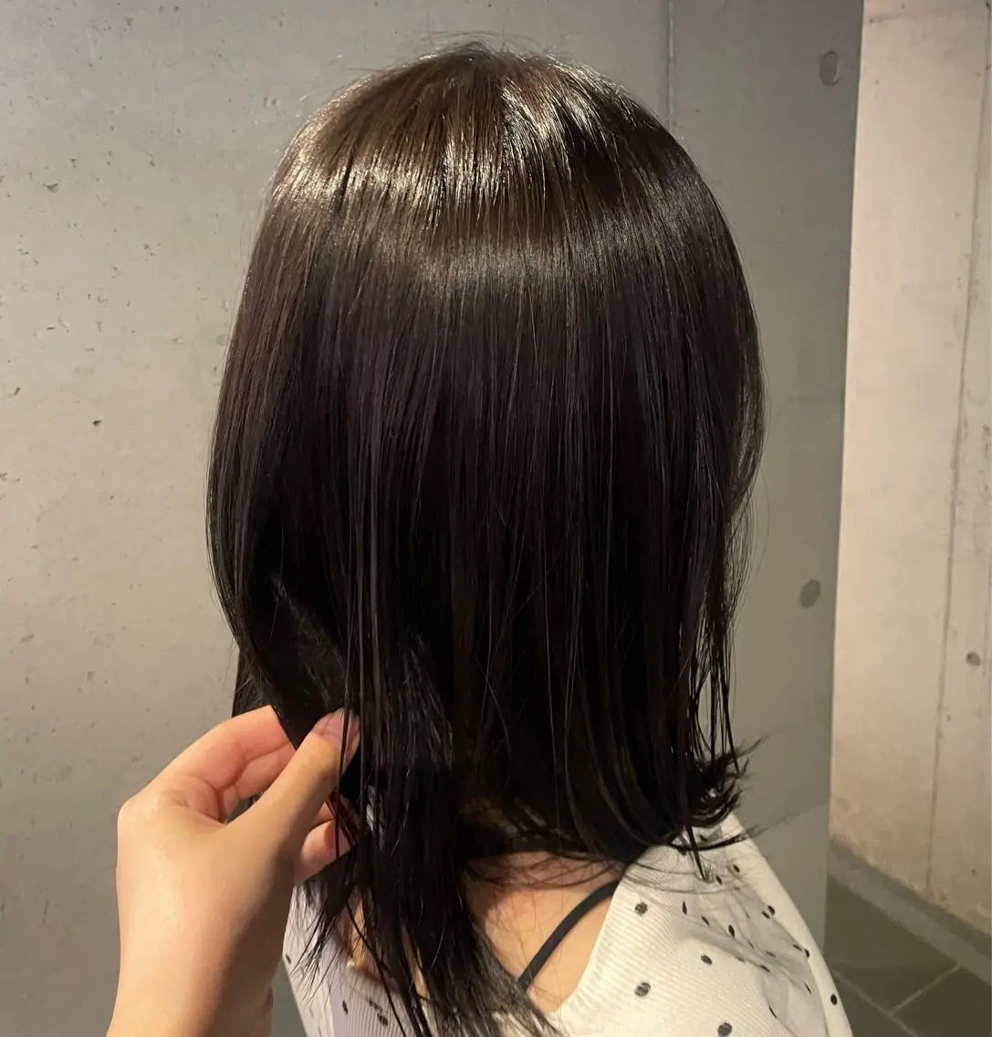 ミディアム カラー .⋆𝜗𝜚カラー モデル募集/yuuのヘアスタイル