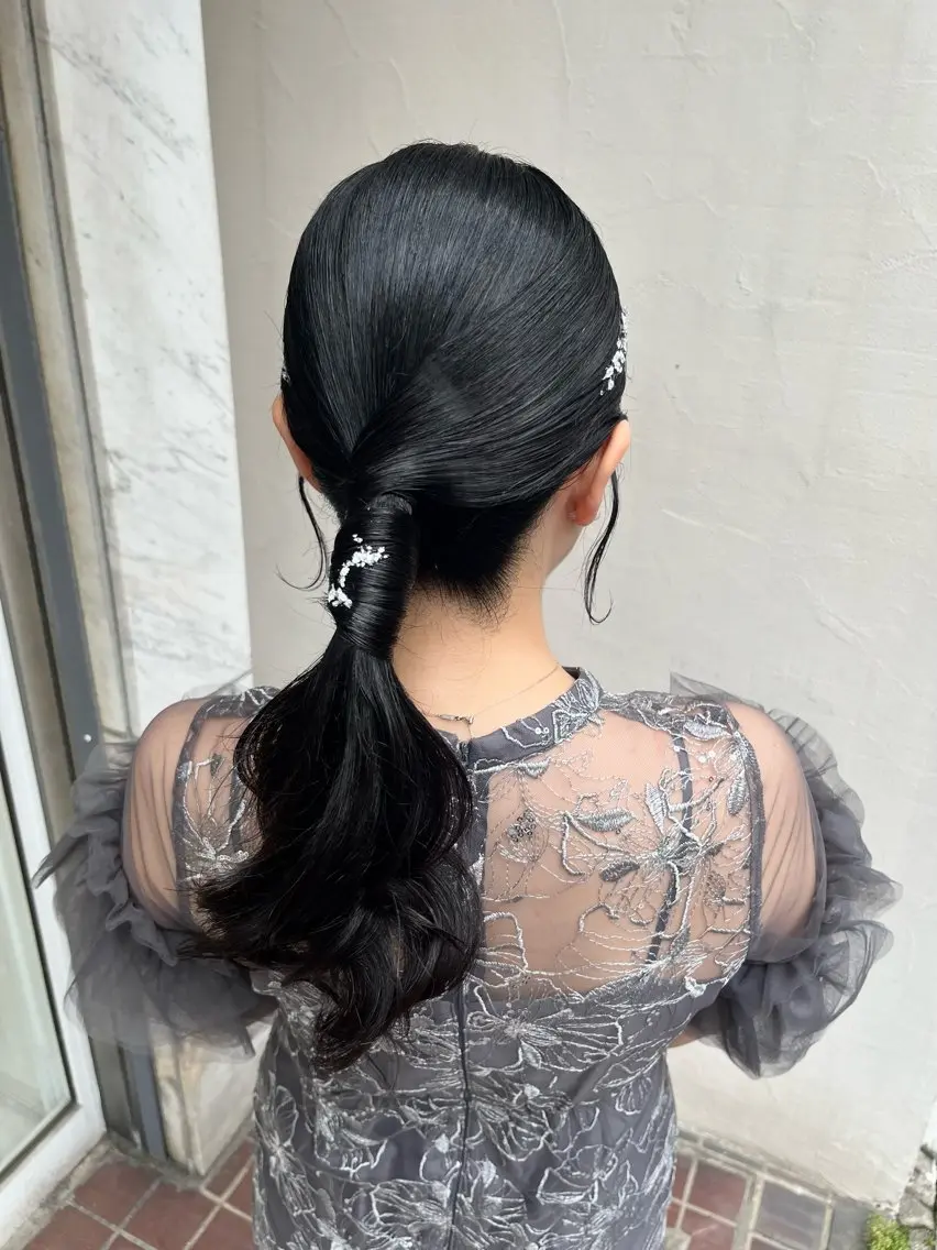 ロング SAKURA/ ヘア セットモデル募集のヘアスタイル