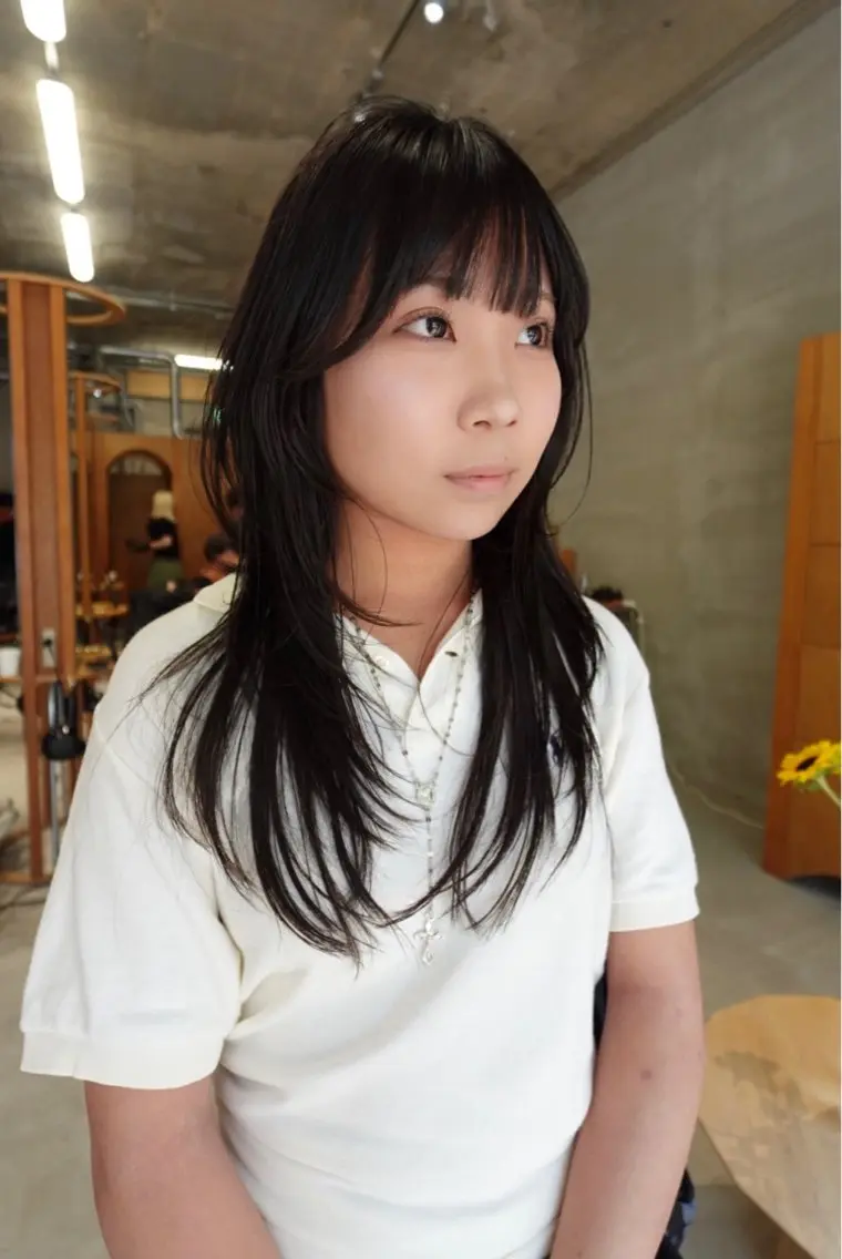 カラー chisato☁️ カットカラーモデルのヘアスタイル