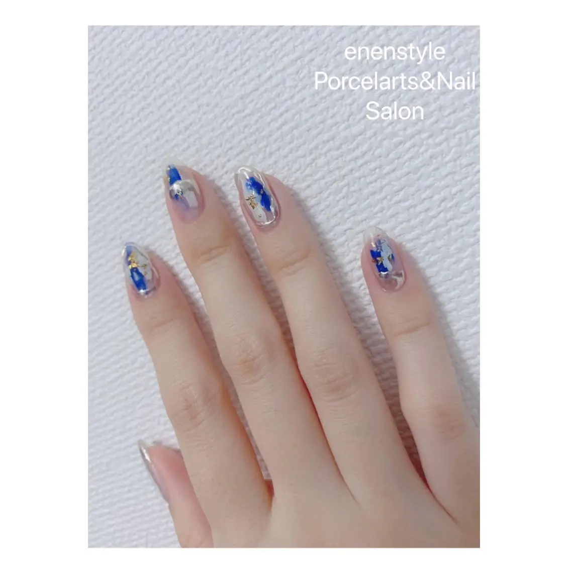 ミディアム ネイル ハンドネイル 🐾enen style 🐾のネイルデザイン