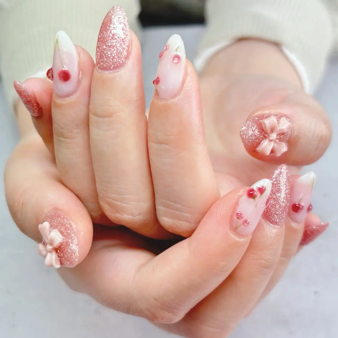 ネイル 春ネイル NailSalon LuireAZUSAのネイルデザイン