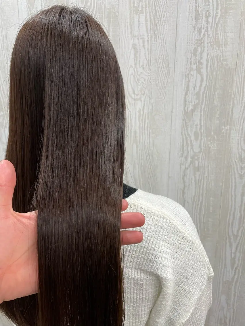 ミディアム カラー トリートメント カット ヘアカラー トリートメント TELA HAIR 守谷のヘアスタイル