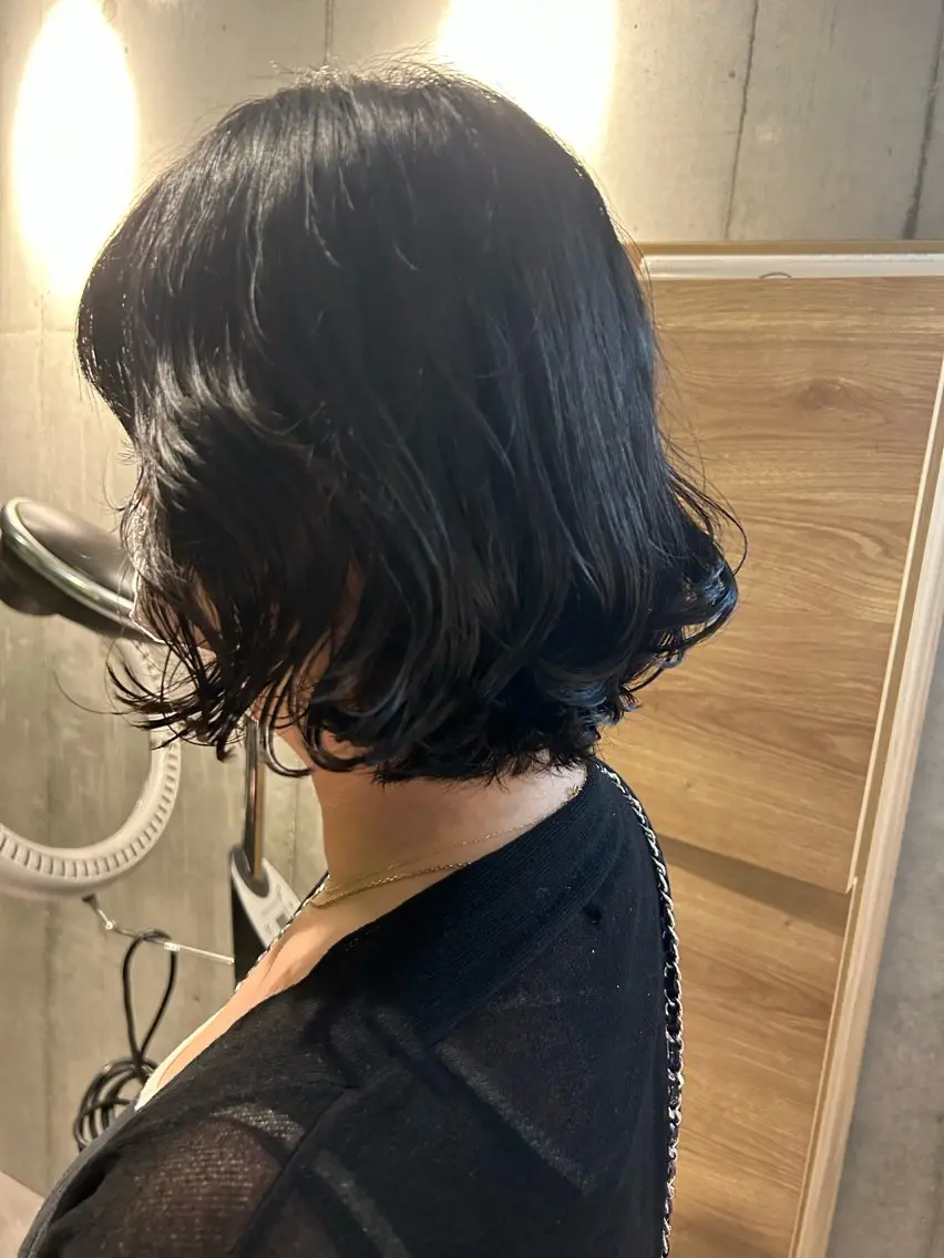 ショート パーマ ボブ 👒oikawa kaede🍃のヘアスタイル
