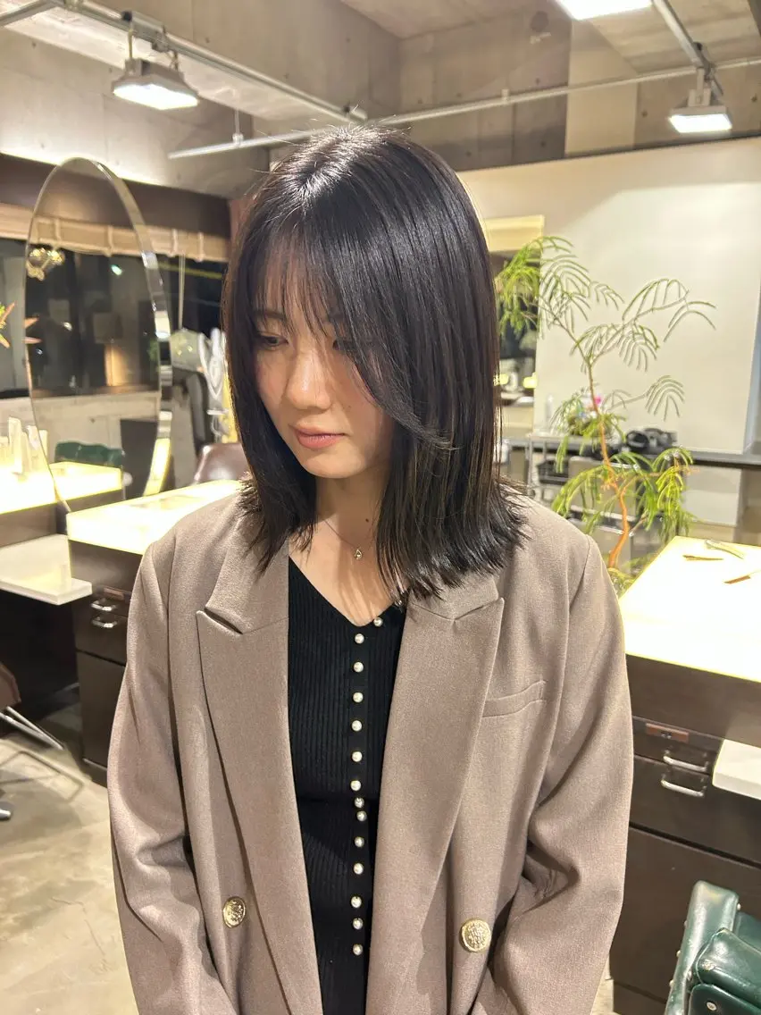 ミディアム レイヤー✨パーマ 🌙 nanacoのヘアスタイル