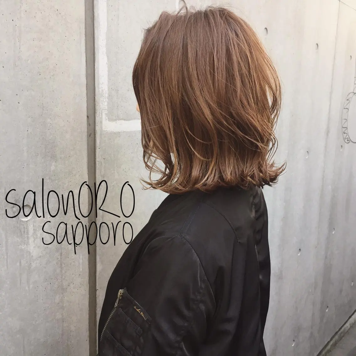 ミディアム カラー アッシュ ブリーチ ハイライトカラー イルミナカラー ブリーチなしカラー 池田 真由美のヘアスタイル