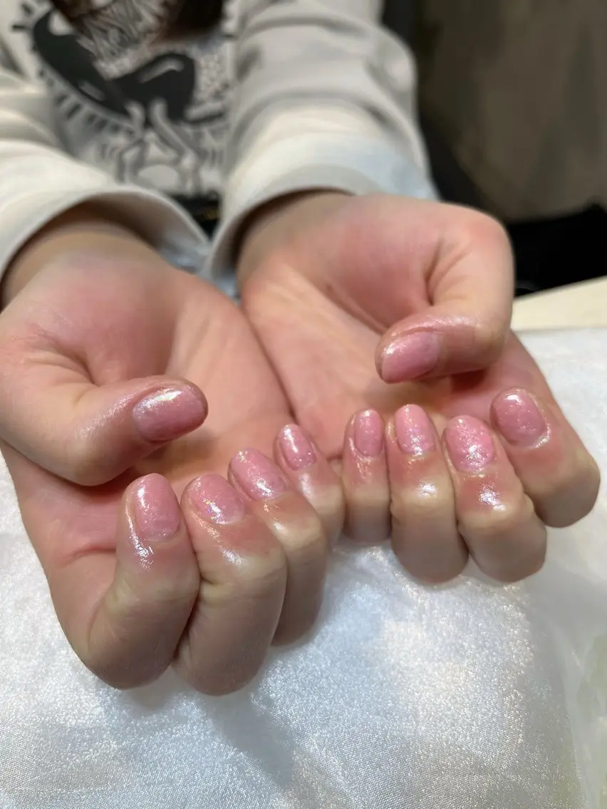 ネイル ラメ(グリッター) ワンカラーネイル KOKONA 🎀のネイルデザイン
