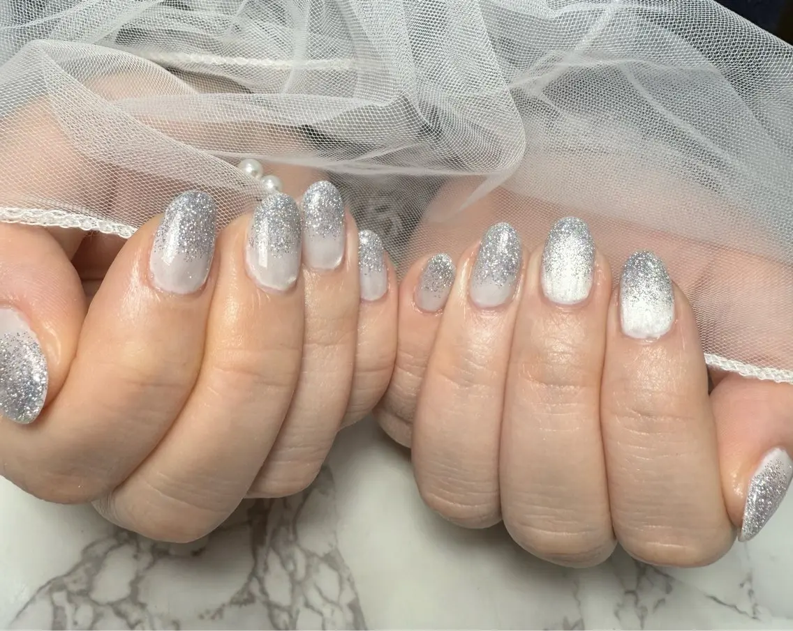 ネイル アートネイル チークネイル フラッシュネイル フラッシュマグ フレンチネイル Mai’s nailのネイルデザイン