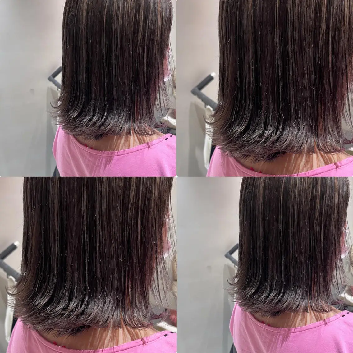 ミディアム カラー ベージュカラー ブリーチ ケアブリーチ デザインカラー グレージュ ヘアカラー トリートメント ヘッドスパ ヘアセット カジュアルを女っぽく 𝗮𝘆𝗮𝗰𝗼のヘアスタイル
