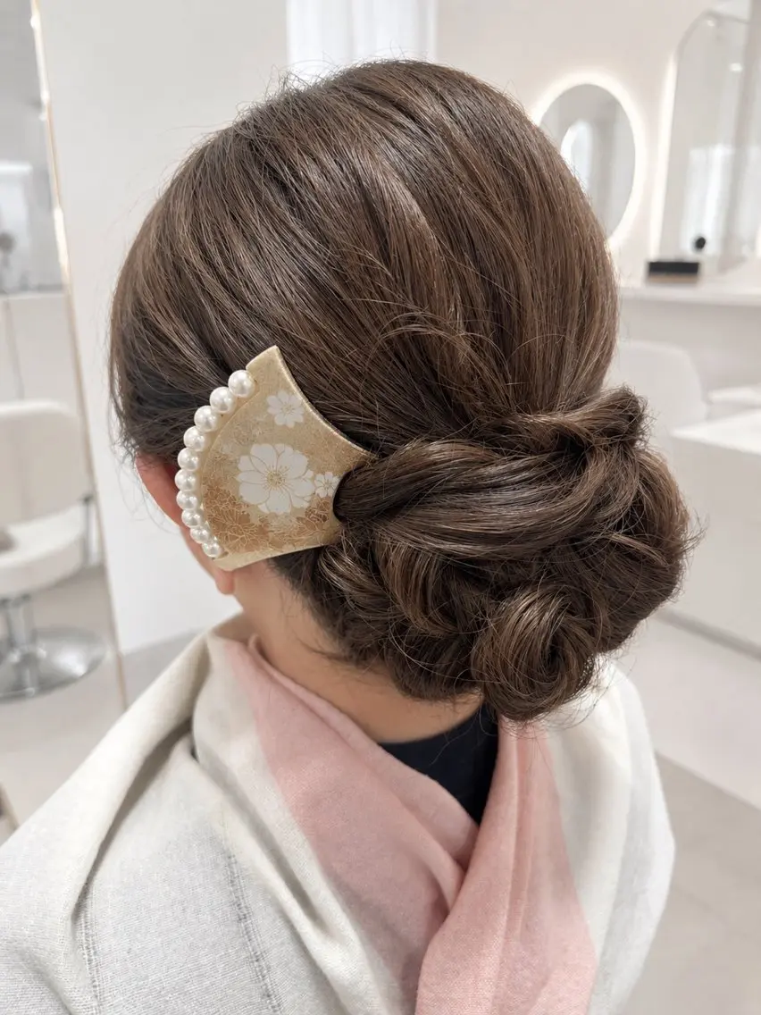 ヘアアレンジ ヘアセット ヘアセット＆メイク 早朝対応可能☀️のヘアスタイル