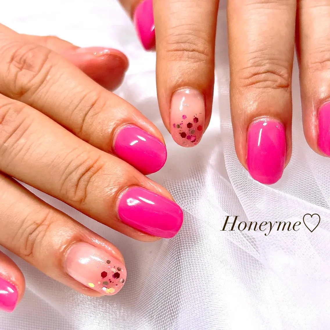 ネイル Honey me ❁⃘*.゚のネイルデザイン