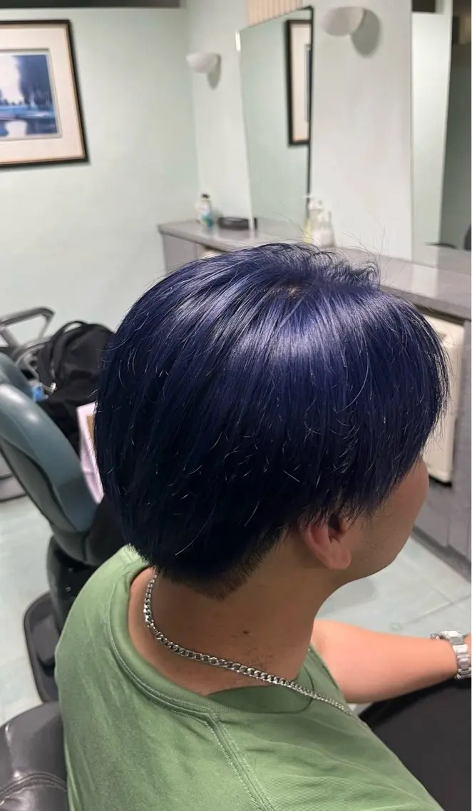 ショート カラー メンズ メンズブリーチ ブリーチ 佐藤 笑夢のヘアスタイル