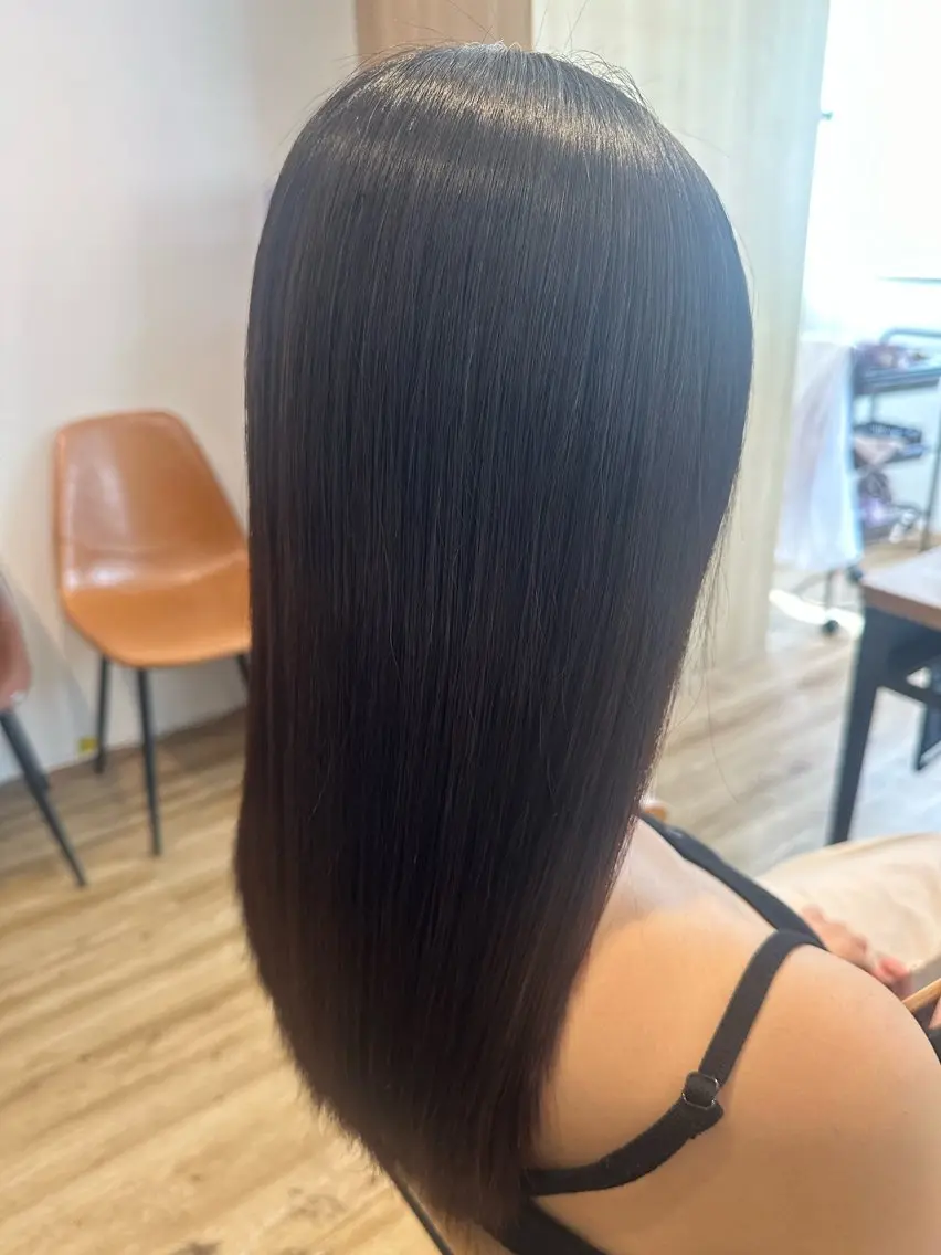 ミディアム パーマ カット 縮毛矯正 ✨✂️Nori ✂️✨のヘアスタイル