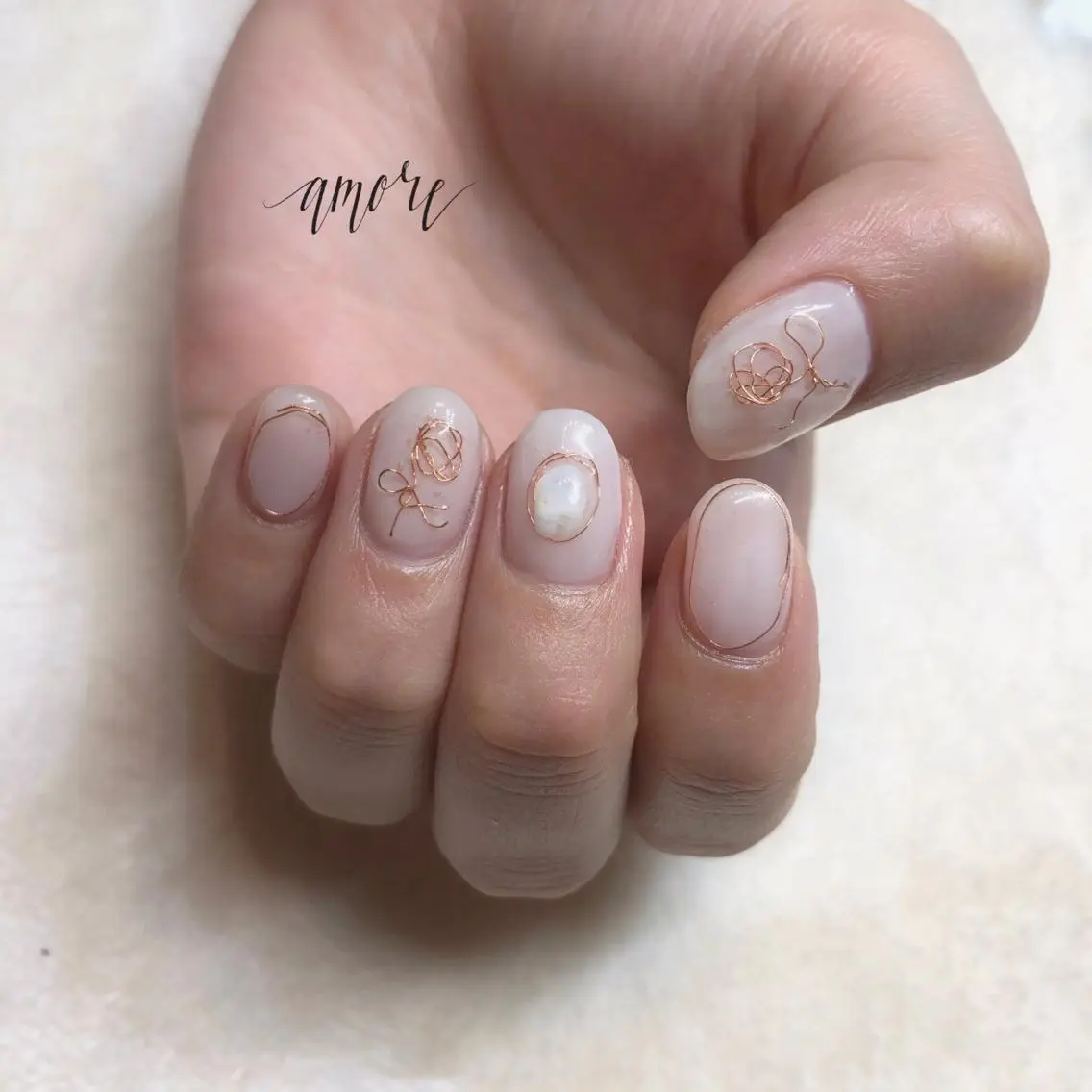 ネイル ジェルネイル ニュアンスネイル 春ネイル You kyehwaのネイルデザイン