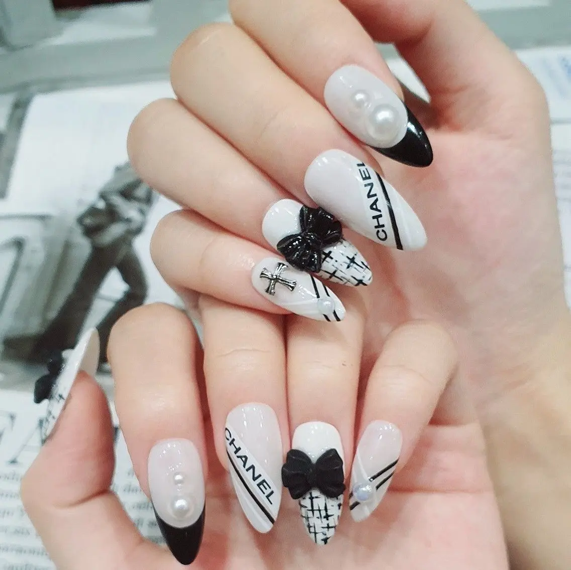 ネイル クリアネイル 長さ出し フラッシュネイル フレンチネイル ジェルネイル ハンドネイル kana nailのネイルデザイン