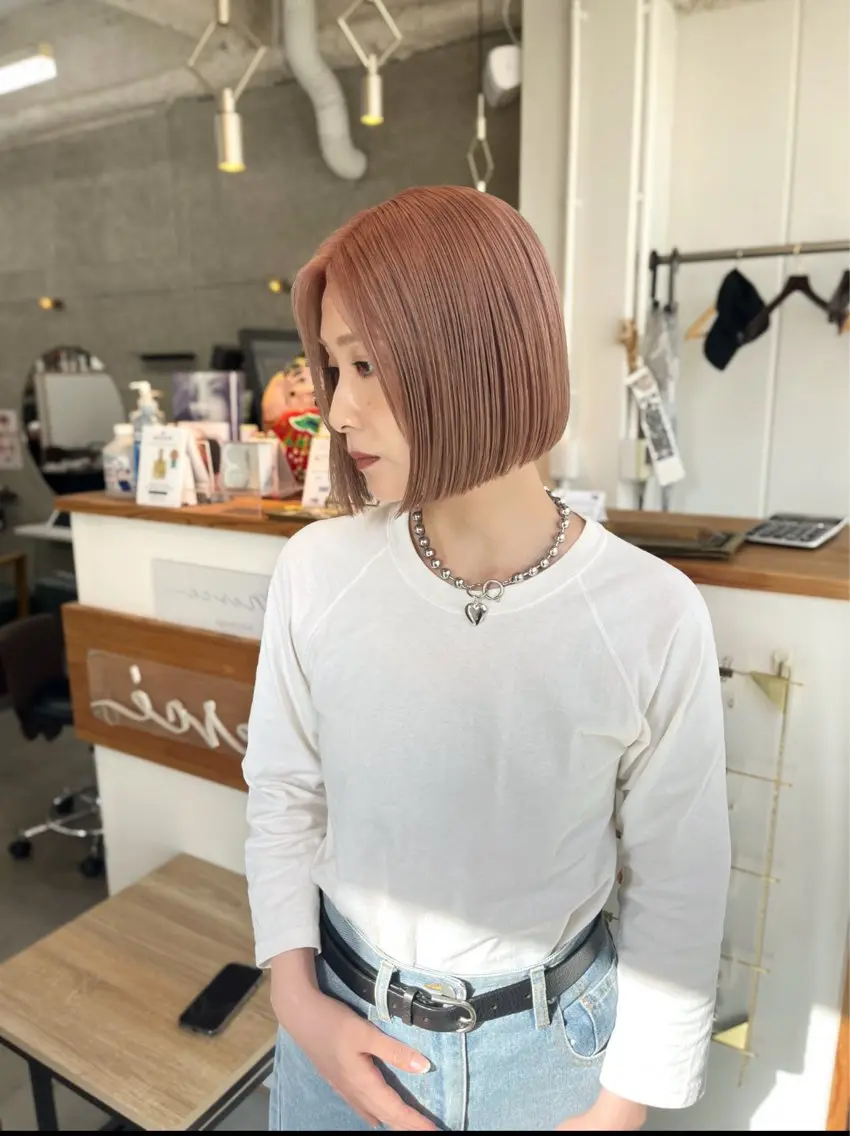 ケアブリーチ1回+ケアカラー+トリートメントの写真