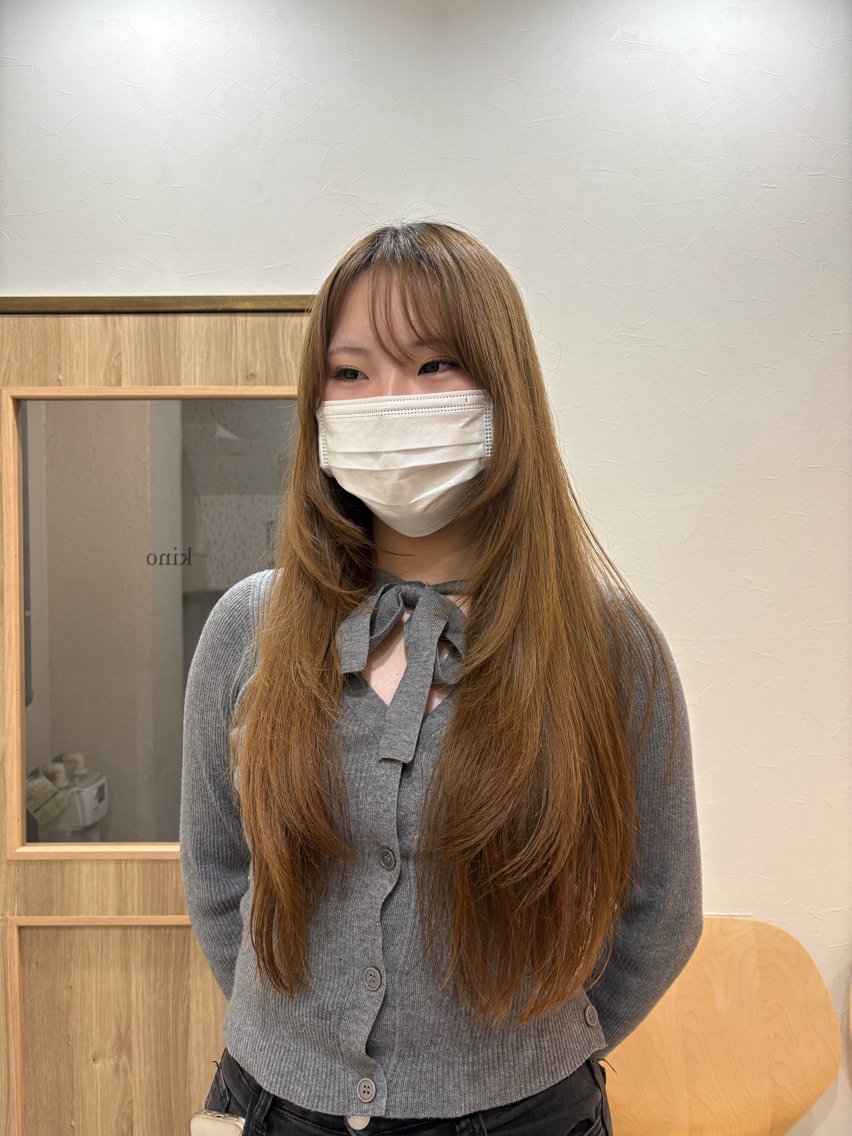 ロング ロングレイヤー レイヤーカット ロング 立川南口kino 🦋ミユカ🦋のヘアスタイル