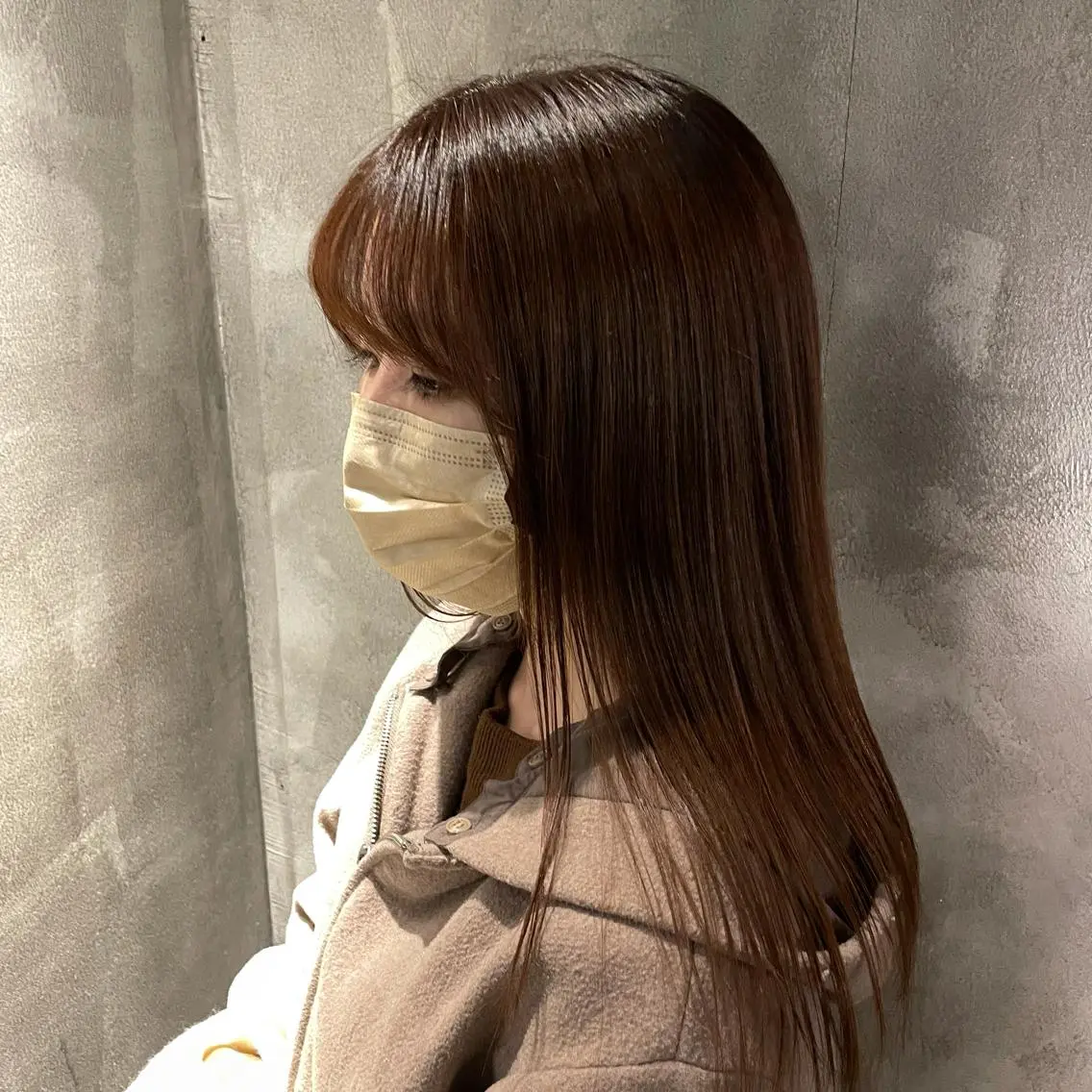 ロング カラー くびれレイヤー/艶 カラー　MADOKAのヘアスタイル