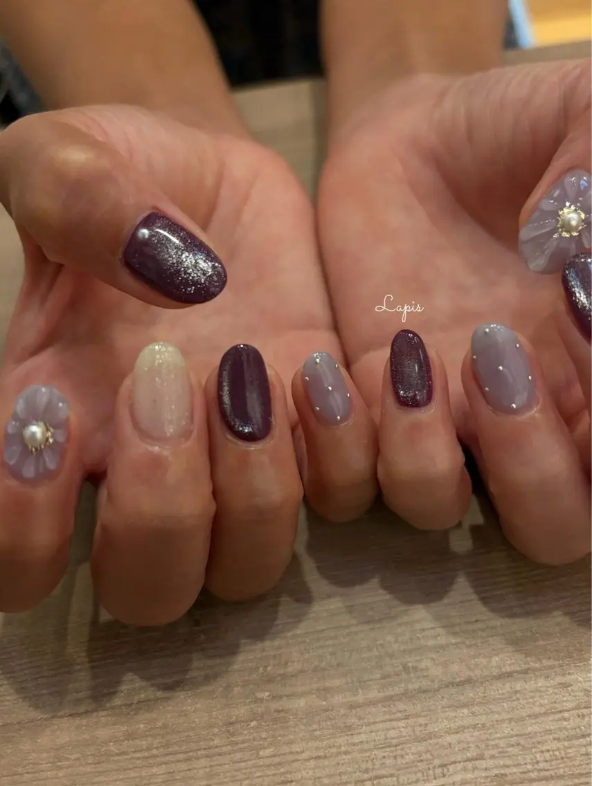 ネイル ハンドネイル Lapis *のネイルデザイン