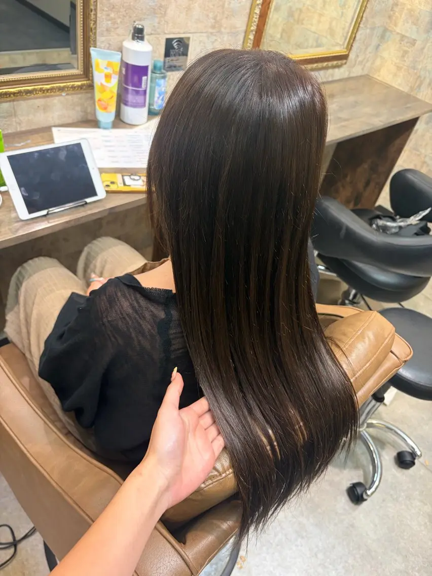 ロング ロング エクステ 前田 みのりのヘアスタイル
