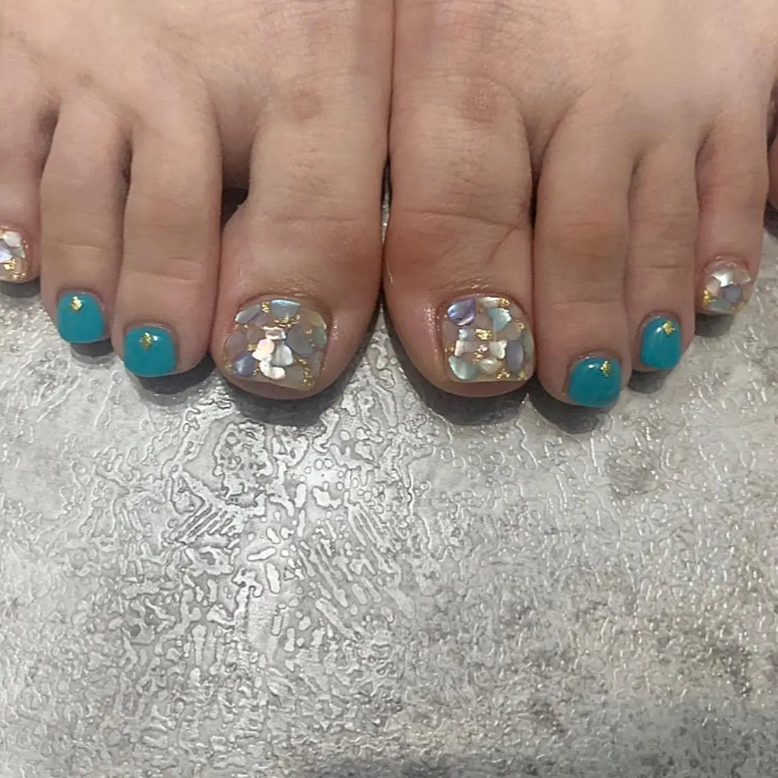 〈ご新規様限定〉オフ込❤︎持込ok🙆♀️✨フット💅90分アートコースの写真