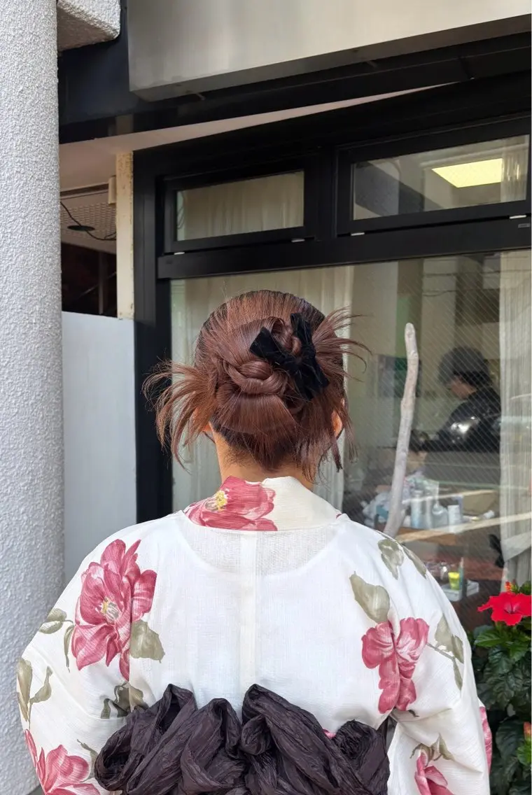 ロング ヘアアレンジ ヘアセット 透明感カラー🩵海外 ヘア/chiharuのヘアスタイル
