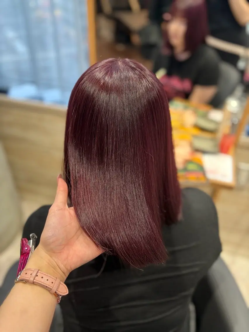 ミディアム ヘアカラー トリートメント 鎌田 優依のヘアスタイル