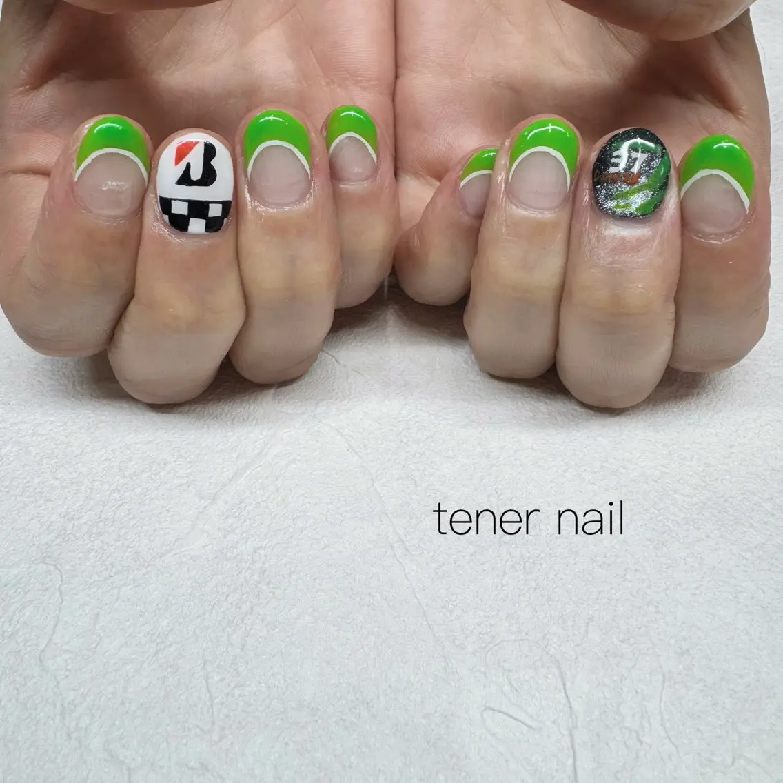 ネイル レース ハンドネイル テネルネイル tener nailのネイルデザイン
