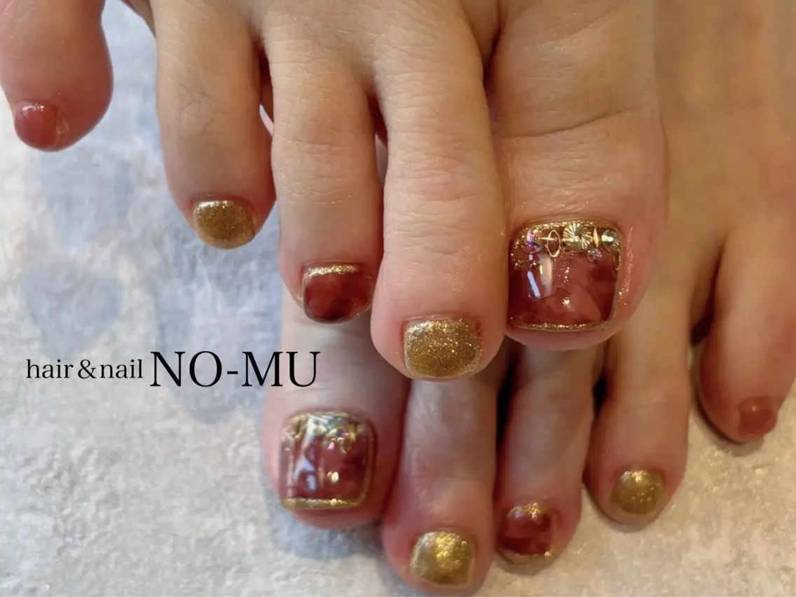 ネイル フットネイル hair&nail NO-MUのネイルデザイン